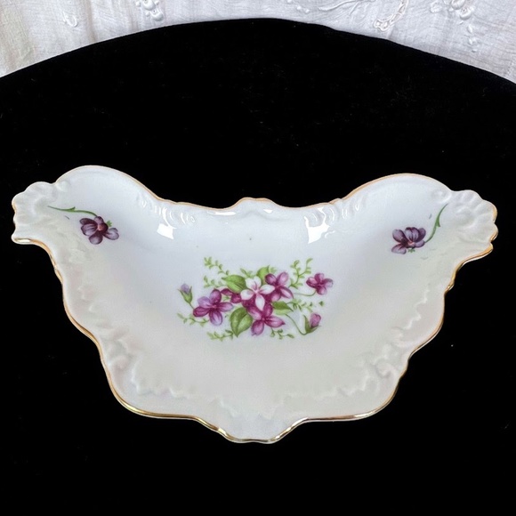 Vintage Porcelain Bone Dish 2 - Picture 1 of 5